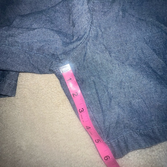 Abercrombie & Fitch Men Drawstring Cotton Shorts Gray Medium - Picture 3 of 3